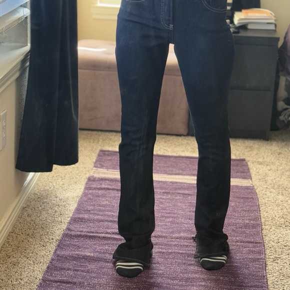 Women's DARK BLUE Jeans - Picture 2 of 5